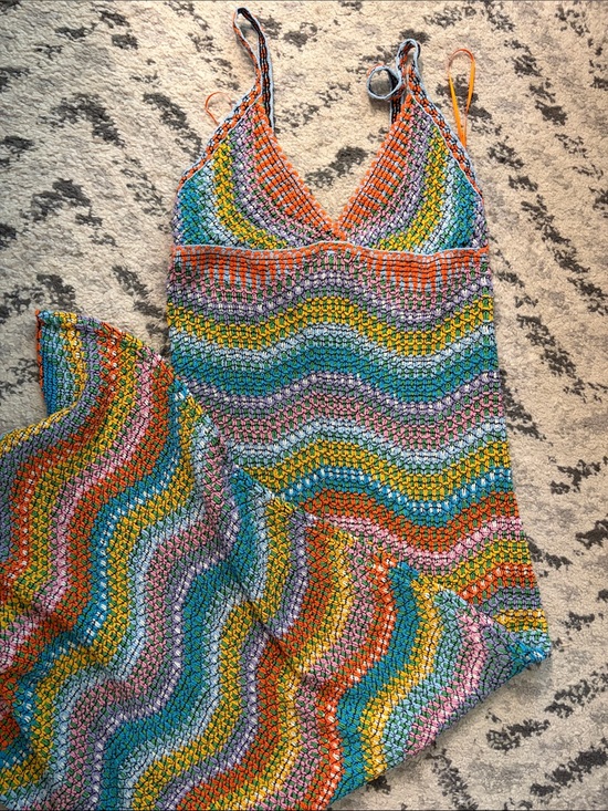Zara Dresses & Skirts - Zara Crochet maxi dress, never worn, small